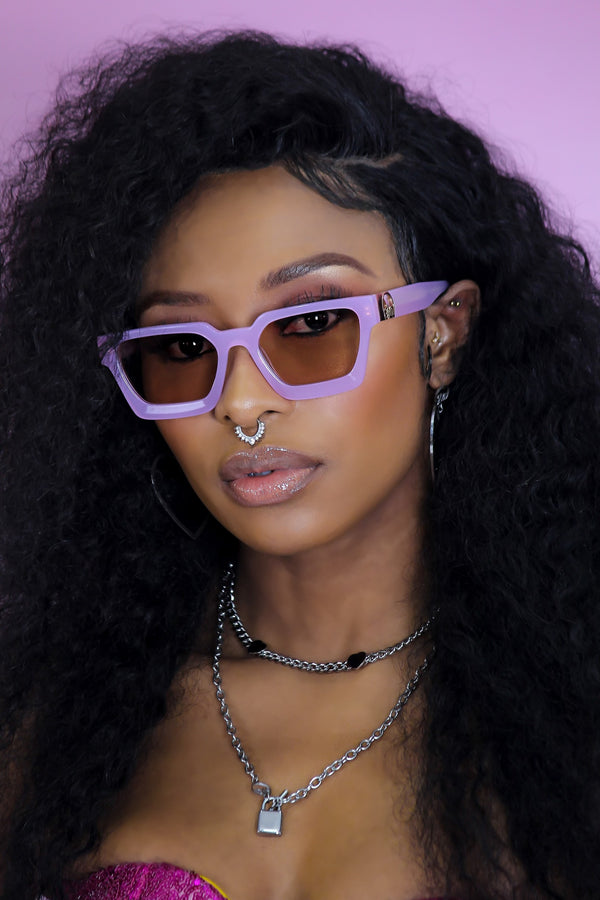 Lilac Superstar Sunglasses