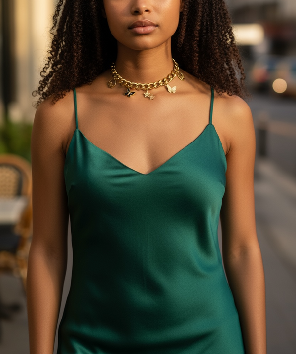 Gold Era Charm Choker