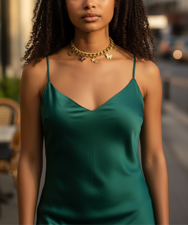 Gold Era Charm Choker