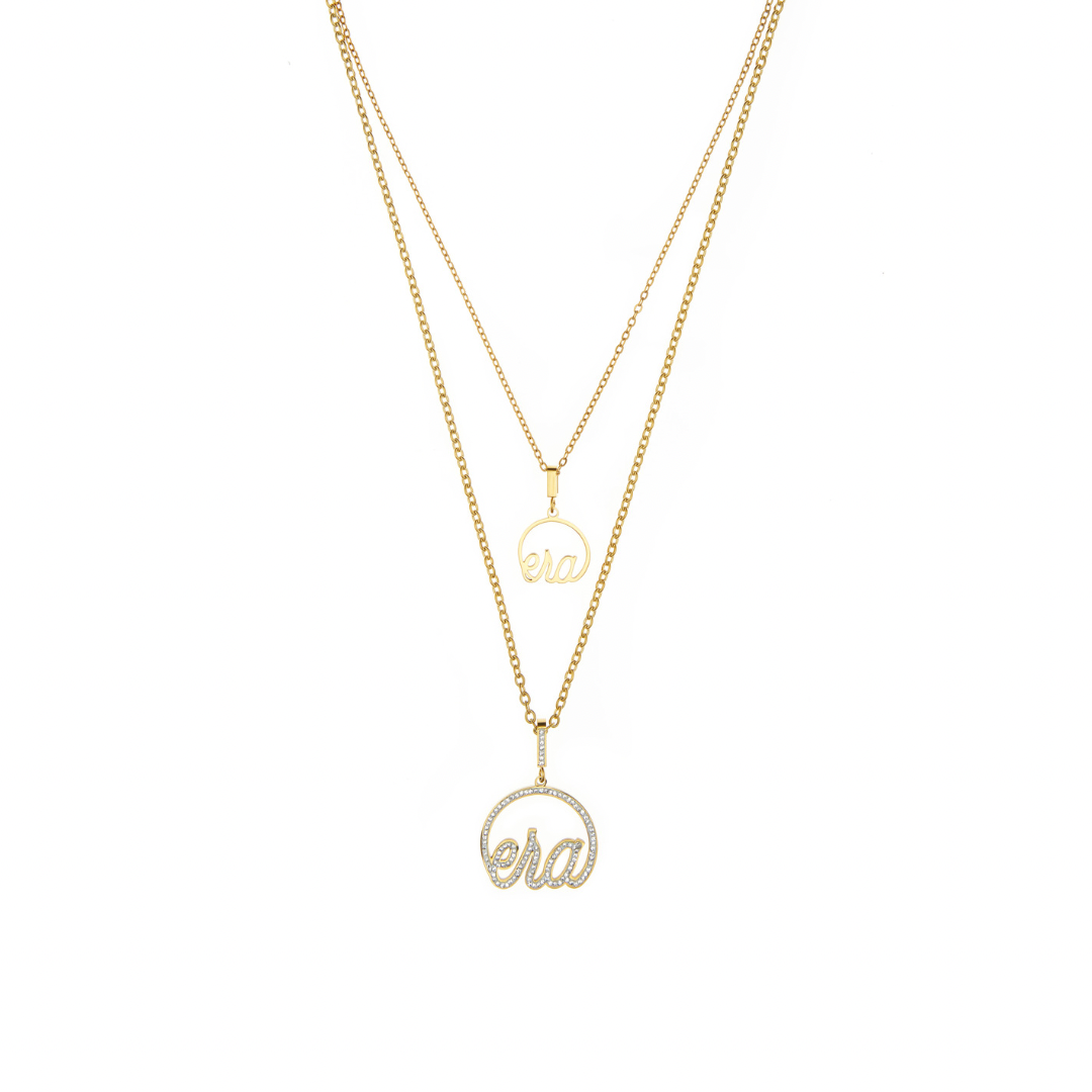 Gold Precious Logo Necklace ERABYDJZINHLE gold-precious-logo-necklace-erabydjzinhle