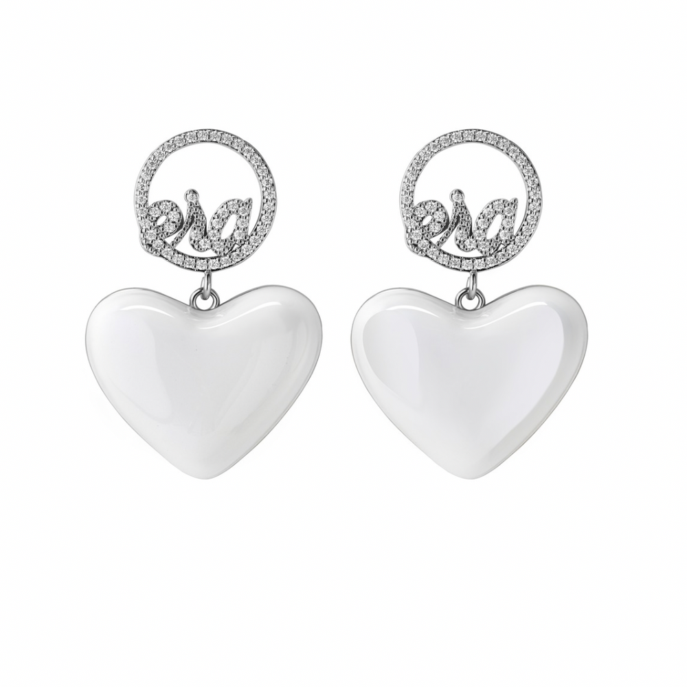 White Era Adore Silver Earrings – ERABYDJZINHLE