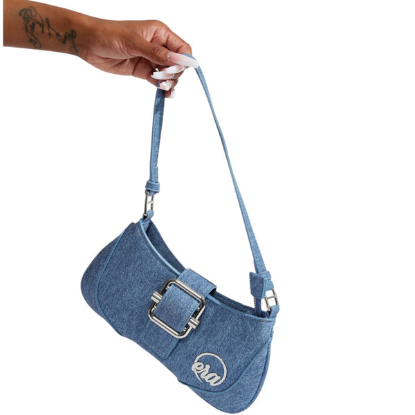 Denim Lily Shoulder Bag