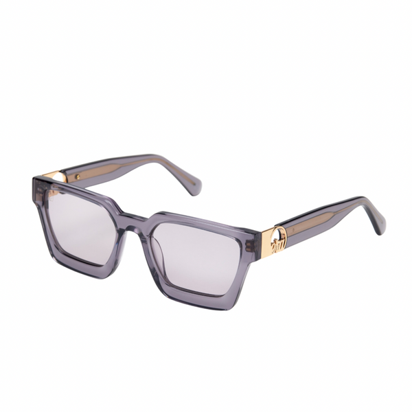 Grey Superstar Logo Sunglasses