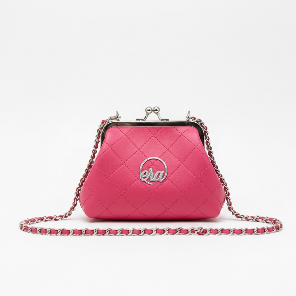 ERA Mini Kisslock Chain Bag – Pink – ERABYDJZINHLE