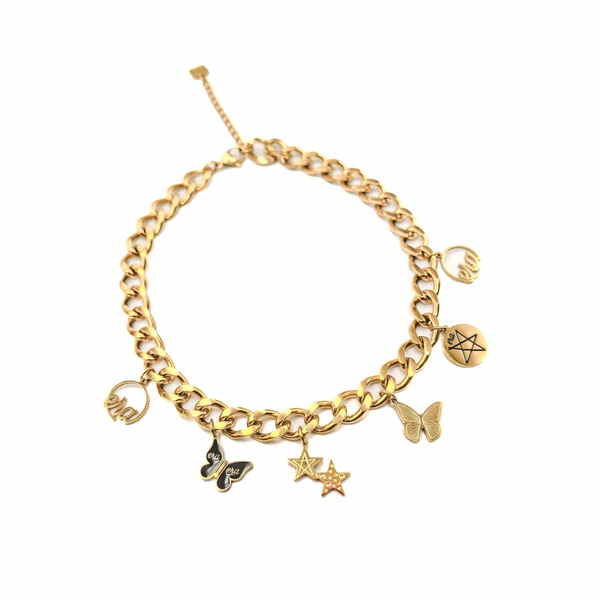 Gold Era Charm Choker