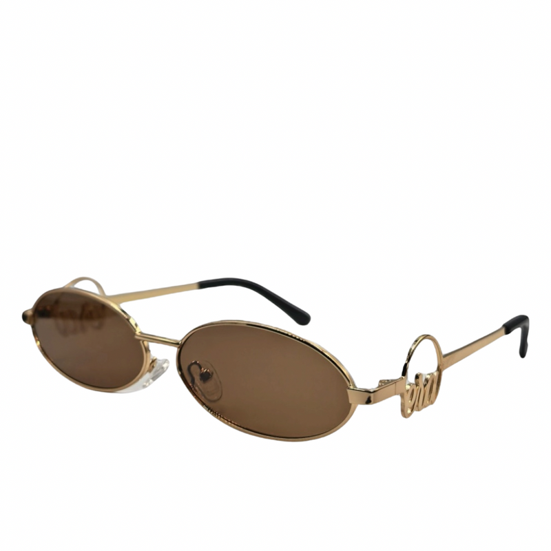 Muse Logo Sunglasses – Gold Edition