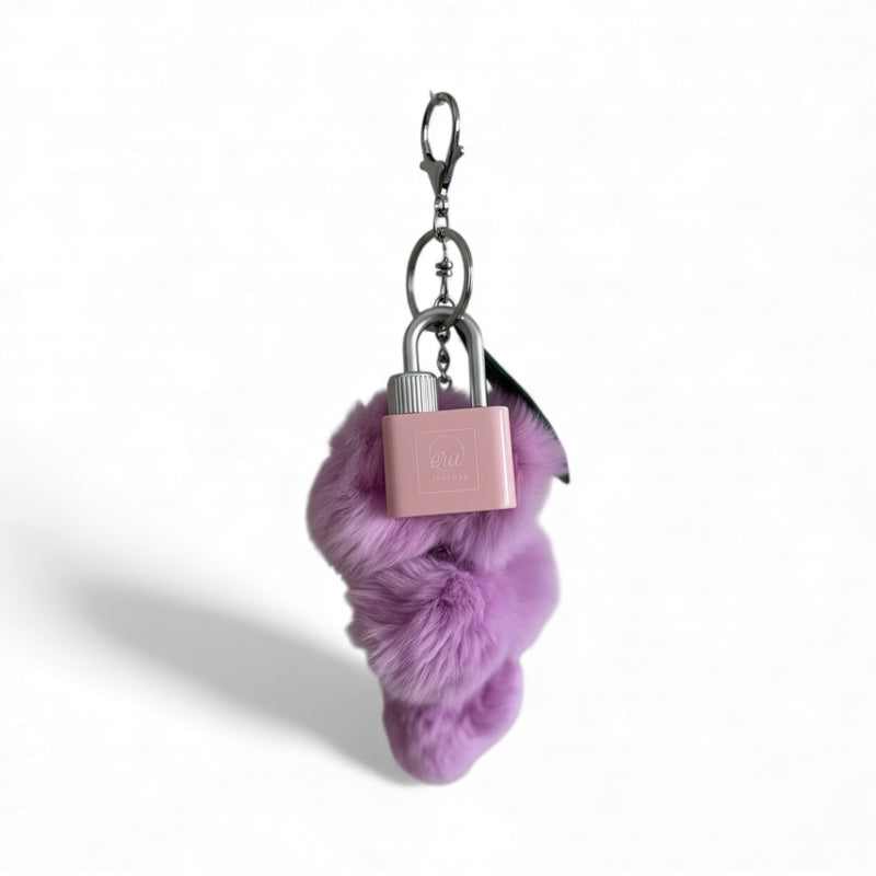 Lilac Lipgloss Bag Charm