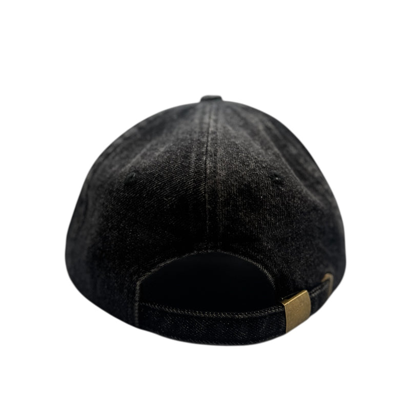 Era Distressed Black Denim Cap
