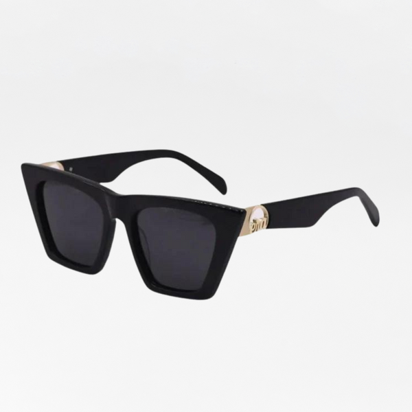 Black Diva Logo Sunglasses
