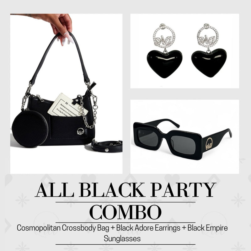 All Black Party Combo