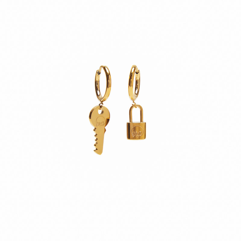 Gold Unlocked Earrings