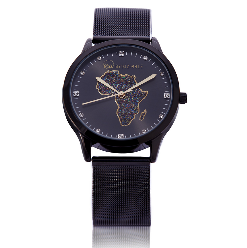 Khoi Afriwatch1 series Health & fitness smartwatch Black case & black strap  Free extra shorter blue strap - Khoi Consumer Tech Electronics