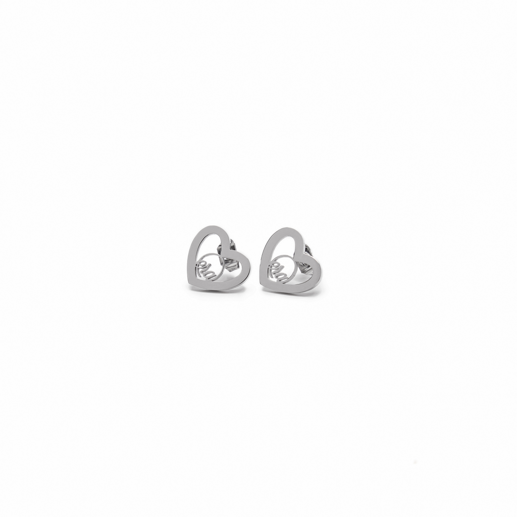 ピアス STONEHENgE silver heart earrings StoneHenge Silver Heart Earrings H0155 Silver 925 Cubic